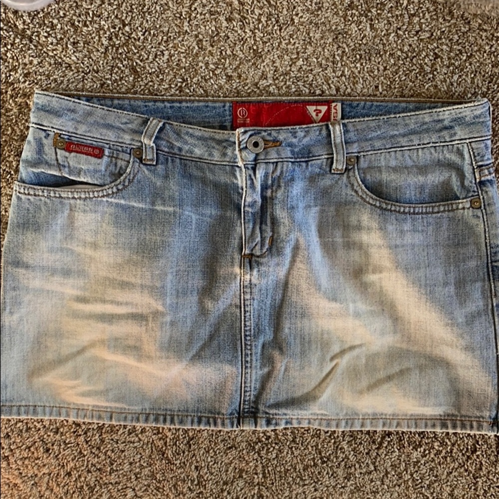 Guess jean skirt